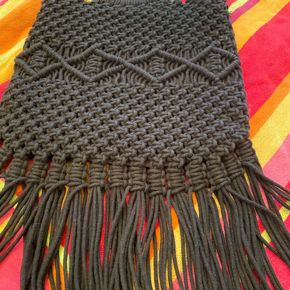 Danielle Nicole Macrame Bag - image 3